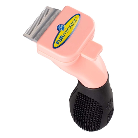 FURminator - Pink Deluxe Deshedding Tool Small Animals - Click Image to Close
